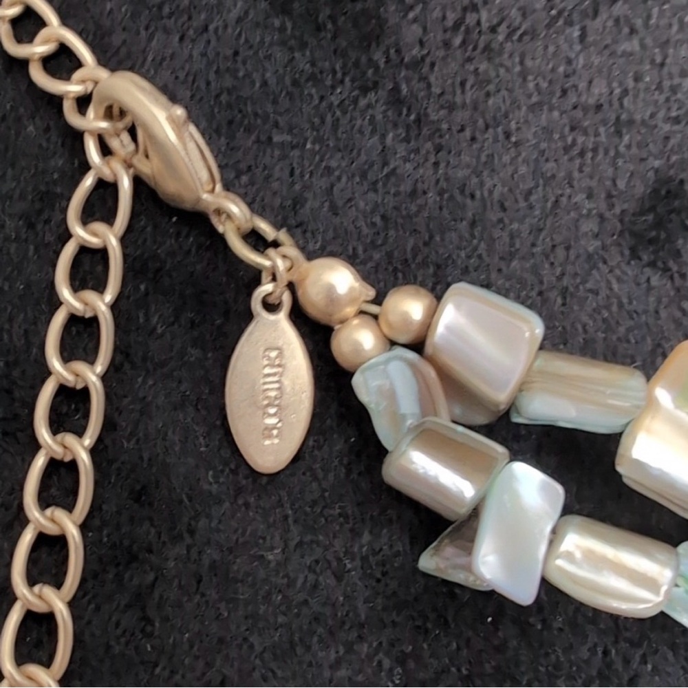 Chico's, retired, "Lily" pendant necklace. - Picture 7 of 9